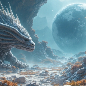 Amazing Alien Life forms and Planets. Fantasy Photographs, by Art by Innovation. Vibrant and detailed, high-resolution quality rendering of fantasy worlds with amazing creatures, both the fauna and flora, that might exist on alien worlds.