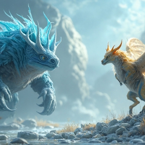 Amazing Alien Life forms and Planets. Fantasy Photographs, by Art by Innovation. Vibrant and detailed, high-resolution quality rendering of fantasy worlds with amazing creatures, both the fauna and flora, that might exist on alien worlds.