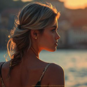 A collection of pictures of beautiful women from various locations around the world. This collection of images was created using AI and includes a mixture of real world locations, as well as fantasy settings. The image prompt was wrote to the make the background a high priority along with the model in the photograph.