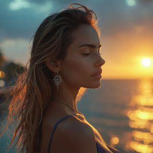 A collection of pictures of beautiful women from various locations around the world. This collection of images was created using AI and includes a mixture of real world locations, as well as fantasy settings. The image prompt was wrote to the make the background a high priority along with the model in the photograph.