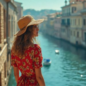 A collection of pictures of beautiful women from various locations around the world. This collection of images was created using AI and includes a mixture of real world locations, as well as fantasy settings. The image prompt was wrote to the make the background a high priority along with the model in the photograph.