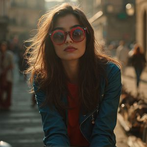 A collection of pictures of beautiful women from various locations around the world. This collection of images was created using AI and includes a mixture of real world locations, as well as fantasy settings. The image prompt was wrote to the make the background a high priority along with the model in the photograph.