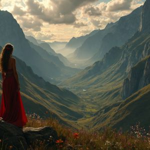 A collection of pictures of beautiful women from various locations around the world. This collection of images was created using AI and includes a mixture of real world locations, as well as fantasy settings. The image prompt was wrote to the make the background a high priority along with the model in the photograph.