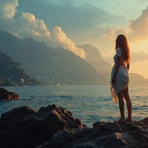 A collection of pictures of beautiful women from various locations around the world. This collection of images was created using AI and includes a mixture of real world locations, as well as fantasy settings. The image prompt was wrote to the make the background a high priority along with the model in the photograph.