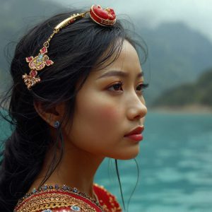 A collection of pictures of beautiful women from various locations around the world. This collection of images was created using AI and includes a mixture of real world locations, as well as fantasy settings. The image prompt was wrote to the make the background a high priority along with the model in the photograph.