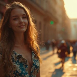 A collection of pictures of beautiful women from various locations around the world. This collection of images was created using AI and includes a mixture of real world locations, as well as fantasy settings. The image prompt was wrote to the make the background a high priority along with the model in the photograph.