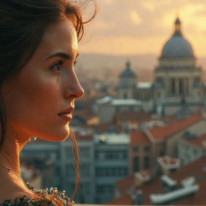 A collection of pictures of beautiful women from various locations around the world. This collection of images was created using AI and includes a mixture of real world locations, as well as fantasy settings. The image prompt was wrote to the make the background a high priority along with the model in the photograph.