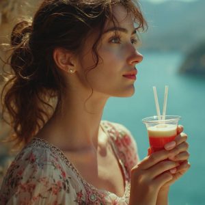 A collection of pictures of beautiful women from various locations around the world. This collection of images was created using AI and includes a mixture of real world locations, as well as fantasy settings. The image prompt was wrote to the make the background a high priority along with the model in the photograph.