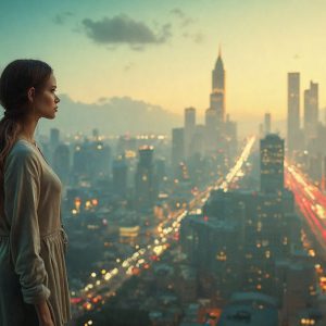 A collection of pictures of beautiful women from various locations around the world. This collection of images was created using AI and includes a mixture of real world locations, as well as fantasy settings. The image prompt was wrote to the make the background a high priority along with the model in the photograph.