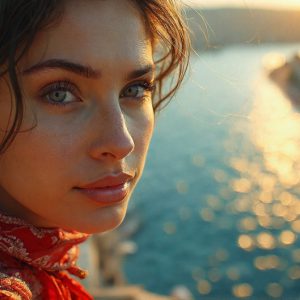 A collection of pictures of beautiful women from various locations around the world. This collection of images was created using AI and includes a mixture of real world locations, as well as fantasy settings. The image prompt was wrote to the make the background a high priority along with the model in the photograph.