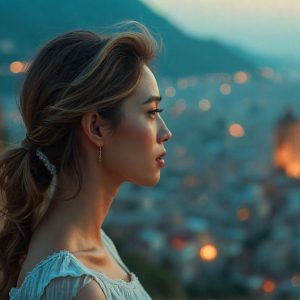 A collection of pictures of beautiful women from various locations around the world. This collection of images was created using AI and includes a mixture of real world locations, as well as fantasy settings. The image prompt was wrote to the make the background a high priority along with the model in the photograph.