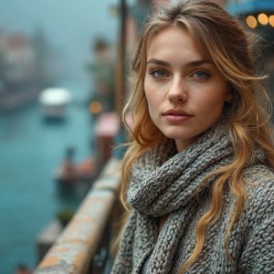 A collection of pictures of beautiful women from various locations around the world. This collection of images was created using AI and includes a mixture of real world locations, as well as fantasy settings. The image prompt was wrote to the make the background a high priority along with the model in the photograph.