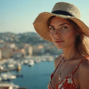 A collection of pictures of beautiful women from various locations around the world. This collection of images was created using AI and includes a mixture of real world locations, as well as fantasy settings. The image prompt was wrote to the make the background a high priority along with the model in the photograph.