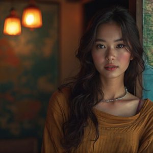 A collection of pictures of beautiful women from various locations around the world. This collection of images was created using AI and includes a mixture of real world locations, as well as fantasy settings. The image prompt was wrote to the make the background a high priority along with the model in the photograph.