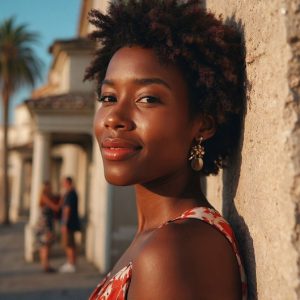 A collection of pictures of beautiful women from various locations around the world. This collection of images was created using AI and includes a mixture of real world locations, as well as fantasy settings. The image prompt was wrote to the make the background a high priority along with the model in the photograph.