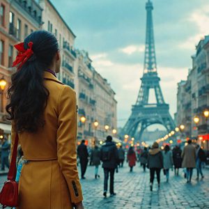 A collection of pictures of beautiful women from various locations around the world. This collection of images was created using AI and includes a mixture of real world locations, as well as fantasy settings. The image prompt was wrote to the make the background a high priority along with the model in the photograph.