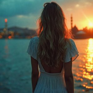 A collection of pictures of beautiful women from various locations around the world. This collection of images was created using AI and includes a mixture of real world locations, as well as fantasy settings. The image prompt was wrote to the make the background a high priority along with the model in the photograph.