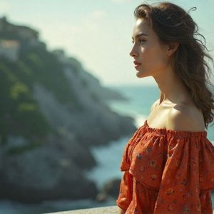 A collection of pictures of beautiful women from various locations around the world. This collection of images was created using AI and includes a mixture of real world locations, as well as fantasy settings. The image prompt was wrote to the make the background a high priority along with the model in the photograph.