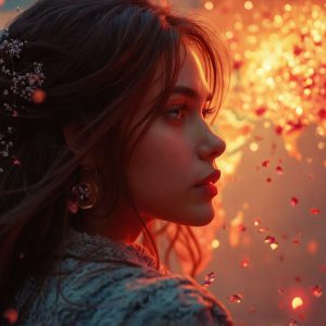 A collection of pictures of beautiful women from various locations around the world. This collection of images was created using AI and includes a mixture of real world locations, as well as fantasy settings. The image prompt was wrote to the make the background a high priority along with the model in the photograph.