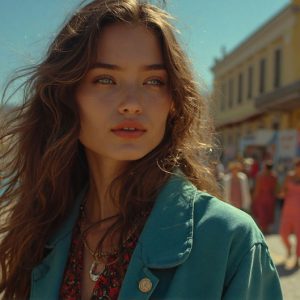 A collection of pictures of beautiful women from various locations around the world. This collection of images was created using AI and includes a mixture of real world locations, as well as fantasy settings. The image prompt was wrote to the make the background a high priority along with the model in the photograph.