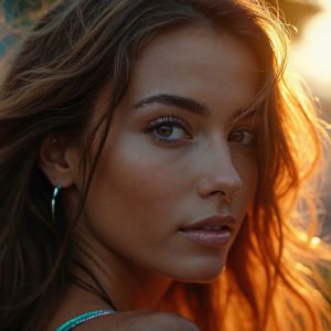 A collection of pictures of beautiful women from various locations around the world. This collection of images was created using AI and includes a mixture of real world locations, as well as fantasy settings. The image prompt was wrote to the make the background a high priority along with the model in the photograph.