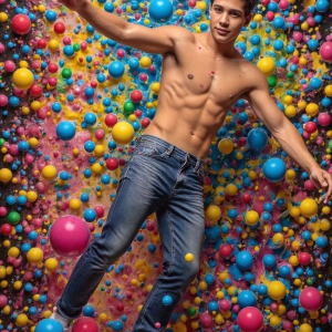 Paint Splat Fun - AI Photos of Hot men having fun with body paint. AI-generated abstract art featuring beautiful, handsome, sexy, shirtless, men, boys, lads, full of excitement joy and fun, covered in body paint, dynamic, interactive, Combining elements of realism with surreal abstract qualities, showcasing the potential of AI, in artistic expression. Photos of guys, just smiling, happy, and having a good time. Most of them are smiling because a paint bomb just blow up next to them, so I'm calling is Abstract Art. When paint attacks and makes people happy, it's Art!