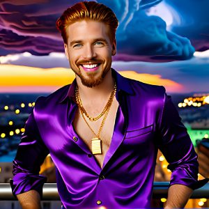 The Men of the Golden City is a collection of AI generated images of beautiful, glamorous, handsome guys in the heavens. The heavenly landscape evokes a sense of magnificence, the majestic gothic architecture, is detailed and crafted to create an atmosphere of reverence and divine glory. The mystical and galactic landscape highlights the golden city. The great detail of the city and the billowing clouds. A golden river flows from the city to the end of the galaxy. The vast galaxy almost covers the image. The stars and constellations sparkle in the galaxy. The city has massive, magnificent, majestic gothic architecture.