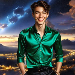 The Beautiful & Handsome Men of the Golden City, is a collection of AI generated images of sexy, glamorous, handsome guys in the heavens. On a balcony, overlooking a large golden city in the heavens. The heavenly landscape evokes a sense of magnificence, the majestic gothic architecture, is detailed and crafted to create an atmosphere of reverence and divine glory. The mystical and galactic landscape highlights the golden city. The great detail of the city and the billowing clouds. A golden river flows from the city to the end of the galaxy. A breathtaking scene of Salar de Uyuni at sunset, reflecting a vibrant gold hue. The stars and constellations sparkle in the galaxy. The city has massive, magnificent, majestic gothic architecture.