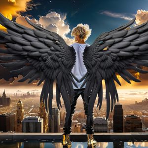 The Beautiful & Handsome Men of the Golden City, is a collection of AI generated images of sexy, glamorous, handsome guys in the heavens. On a balcony, overlooking a large golden city in the heavens. The heavenly landscape evokes a sense of magnificence, the majestic gothic architecture, is detailed and crafted to create an atmosphere of reverence and divine glory. The mystical and galactic landscape highlights the golden city. The great detail of the city and the billowing clouds. A golden river flows from the city to the end of the galaxy. A breathtaking scene of Salar de Uyuni at sunset, reflecting a vibrant gold hue. The stars and constellations sparkle in the galaxy. The city has massive, magnificent, majestic gothic architecture.