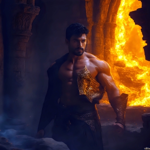 AI-generated abstract art featuring beautiful, handsome, sexy, shirtless, men, boys, lads. Fantasy, elemental mages typically have the ability to manipulate the basic elements, such as fire, water, earth, and air. This can extend to controlling sub-elements like ice, lightning, and sometimes even metal or wood.