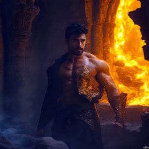 AI-generated abstract art featuring beautiful, handsome, sexy, shirtless, men, boys, lads. Fantasy, elemental mages typically have the ability to manipulate the basic elements, such as fire, water, earth, and air. This can extend to controlling sub-elements like ice, lightning, and sometimes even metal or wood.