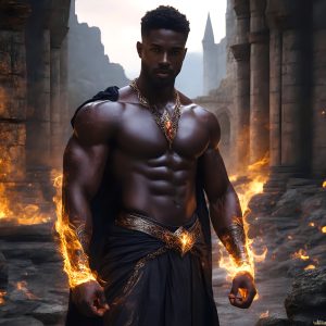 AI-generated abstract art featuring beautiful, handsome, sexy, shirtless, men, boys, lads. Fantasy, elemental mages typically have the ability to manipulate the basic elements, such as fire, water, earth, and air. This can extend to controlling sub-elements like ice, lightning, and sometimes even metal or wood.