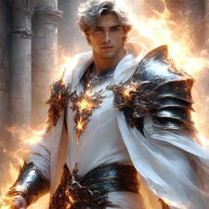 AI-generated abstract art featuring beautiful, handsome, sexy, shirtless, men, boys, lads. Fantasy, elemental mages typically have the ability to manipulate the basic elements, such as fire, water, earth, and air. This can extend to controlling sub-elements like ice, lightning, and sometimes even metal or wood.