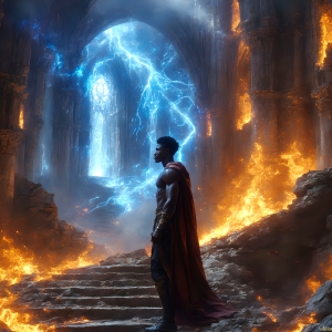 AI-generated abstract art featuring beautiful, handsome, sexy, shirtless, men, boys, lads. Fantasy, elemental mages typically have the ability to manipulate the basic elements, such as fire, water, earth, and air. This can extend to controlling sub-elements like ice, lightning, and sometimes even metal or wood.