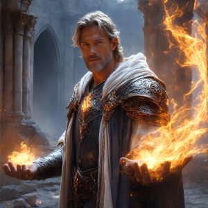 AI-generated abstract art featuring beautiful, handsome, sexy, shirtless, men, boys, lads. Fantasy, elemental mages typically have the ability to manipulate the basic elements, such as fire, water, earth, and air. This can extend to controlling sub-elements like ice, lightning, and sometimes even metal or wood.