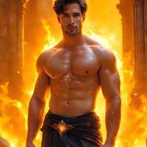 AI-generated abstract art featuring beautiful, handsome, sexy, shirtless, men, boys, lads. Fantasy, elemental mages typically have the ability to manipulate the basic elements, such as fire, water, earth, and air. This can extend to controlling sub-elements like ice, lightning, and sometimes even metal or wood.