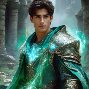 AI-generated abstract art featuring beautiful, handsome, sexy, shirtless, men, boys, lads. Fantasy, elemental mages typically have the ability to manipulate the basic elements, such as fire, water, earth, and air. This can extend to controlling sub-elements like ice, lightning, and sometimes even metal or wood.