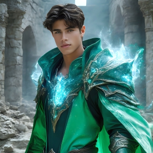 AI-generated abstract art featuring beautiful, handsome, sexy, shirtless, men, boys, lads. Fantasy, elemental mages typically have the ability to manipulate the basic elements, such as fire, water, earth, and air. This can extend to controlling sub-elements like ice, lightning, and sometimes even metal or wood.