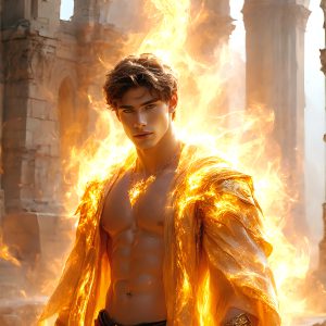 AI-generated abstract art featuring beautiful, handsome, sexy, shirtless, men, boys, lads. Fantasy, elemental mages typically have the ability to manipulate the basic elements, such as fire, water, earth, and air. This can extend to controlling sub-elements like ice, lightning, and sometimes even metal or wood.