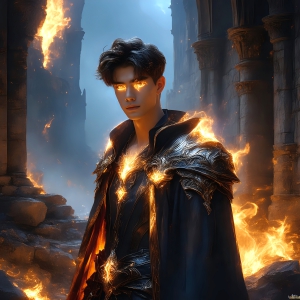 AI-generated abstract art featuring beautiful, handsome, sexy, shirtless, men, boys, lads. Fantasy, elemental mages typically have the ability to manipulate the basic elements, such as fire, water, earth, and air. This can extend to controlling sub-elements like ice, lightning, and sometimes even metal or wood.