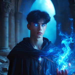 AI-generated abstract art featuring beautiful, handsome, sexy, shirtless, men, boys, lads. Fantasy, elemental mages typically have the ability to manipulate the basic elements, such as fire, water, earth, and air. This can extend to controlling sub-elements like ice, lightning, and sometimes even metal or wood.