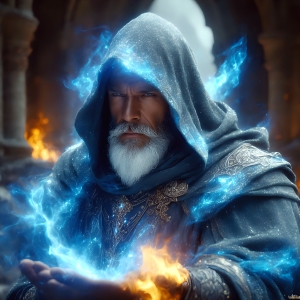 AI-generated abstract art featuring beautiful, handsome, sexy, shirtless, men, boys, lads. Fantasy, elemental mages typically have the ability to manipulate the basic elements, such as fire, water, earth, and air. This can extend to controlling sub-elements like ice, lightning, and sometimes even metal or wood.