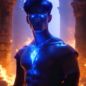 AI-generated abstract art featuring beautiful, handsome, sexy, shirtless, men, boys, lads. Fantasy, elemental mages typically have the ability to manipulate the basic elements, such as fire, water, earth, and air. This can extend to controlling sub-elements like ice, lightning, and sometimes even metal or wood.