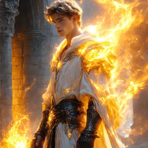 AI-generated abstract art featuring beautiful, handsome, sexy, shirtless, men, boys, lads. Fantasy, elemental mages typically have the ability to manipulate the basic elements, such as fire, water, earth, and air. This can extend to controlling sub-elements like ice, lightning, and sometimes even metal or wood.