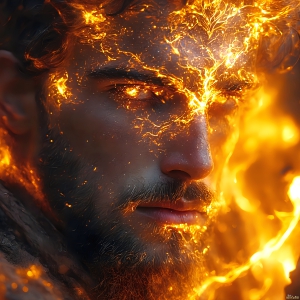 AI-generated abstract art featuring beautiful, handsome, sexy, shirtless, men, boys, lads. Fantasy, elemental mages typically have the ability to manipulate the basic elements, such as fire, water, earth, and air. This can extend to controlling sub-elements like ice, lightning, and sometimes even metal or wood.