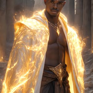 AI-generated abstract art featuring beautiful, handsome, sexy, shirtless, men, boys, lads. Fantasy, elemental mages typically have the ability to manipulate the basic elements, such as fire, water, earth, and air. This can extend to controlling sub-elements like ice, lightning, and sometimes even metal or wood.