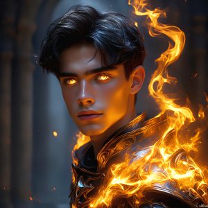 AI-generated abstract art featuring beautiful, handsome, sexy, shirtless, men, boys, lads. Fantasy, elemental mages typically have the ability to manipulate the basic elements, such as fire, water, earth, and air. This can extend to controlling sub-elements like ice, lightning, and sometimes even metal or wood.