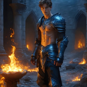 AI-generated abstract art featuring beautiful, handsome, sexy, shirtless, men, boys, lads. Fantasy, elemental mages typically have the ability to manipulate the basic elements, such as fire, water, earth, and air. This can extend to controlling sub-elements like ice, lightning, and sometimes even metal or wood.