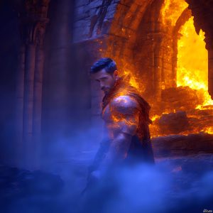 AI-generated abstract art featuring beautiful, handsome, sexy, shirtless, men, boys, lads. Fantasy, elemental mages typically have the ability to manipulate the basic elements, such as fire, water, earth, and air. This can extend to controlling sub-elements like ice, lightning, and sometimes even metal or wood.