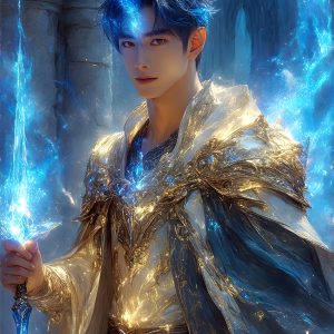 AI-generated abstract art featuring beautiful, handsome, sexy, shirtless, men, boys, lads. Fantasy, elemental mages typically have the ability to manipulate the basic elements, such as fire, water, earth, and air. This can extend to controlling sub-elements like ice, lightning, and sometimes even metal or wood.